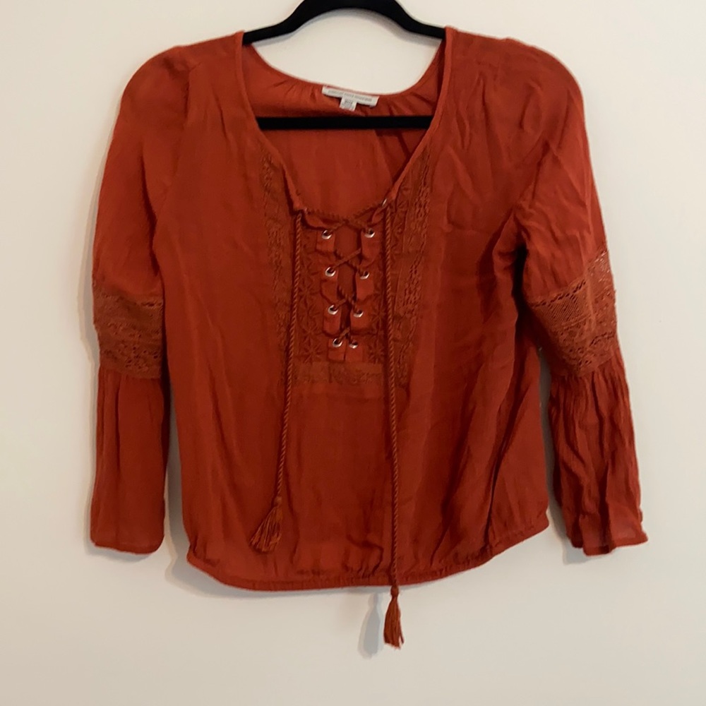 Orange Blouse